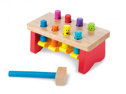 Дървена игра с чукче