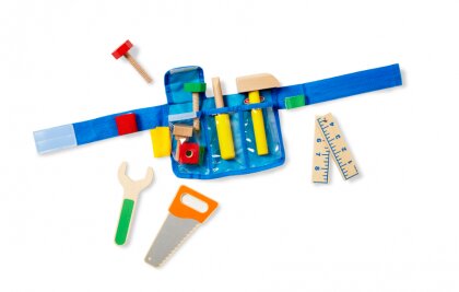 Луксозен комплект - Колан с дървени инструменти