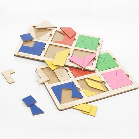 Пъзел «Сглоби квадрат» ниво 2