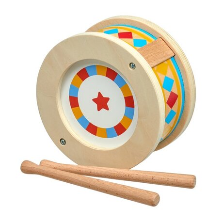 ДЪРВЕНА МУЗИКАЛНА ИГРАЧКА LUCY&LEO - БАРАБАН