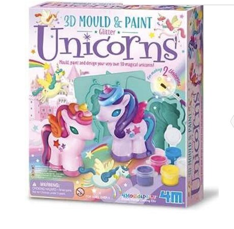 3D Еднорози - Отлей и оцвети