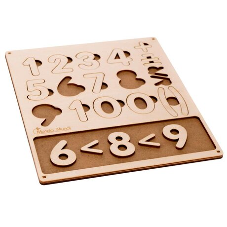 Дървени Цифри - Пъзел
