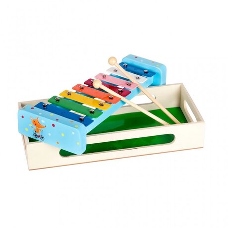 ДЪРВЕНА МУЗИКАЛНА ИГРАЧКА PINO, КСИЛОФОН 