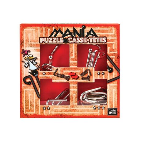 Puzzle Mania - Червен комплект