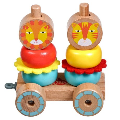 ДЪРВЕНА НИЗАНКА ЗА ДЪРПАНЕ - ЛЪВЧЕТА, LUCY&LEO